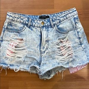 Forever 21 American Flag Shorts